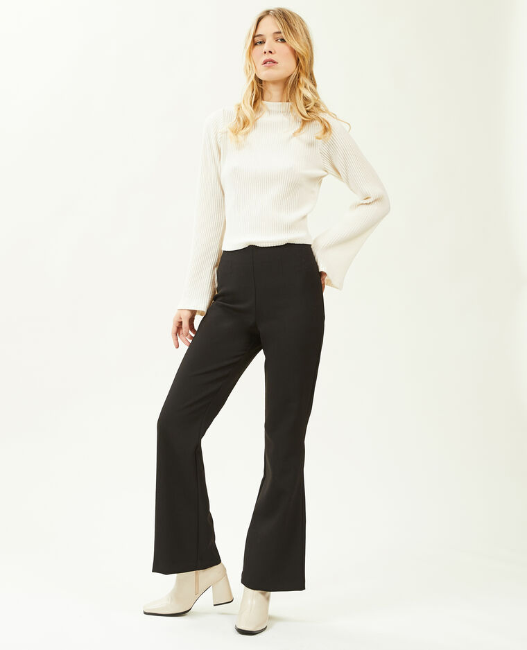 Top manches flare maille plissée blanc - Pimkie
