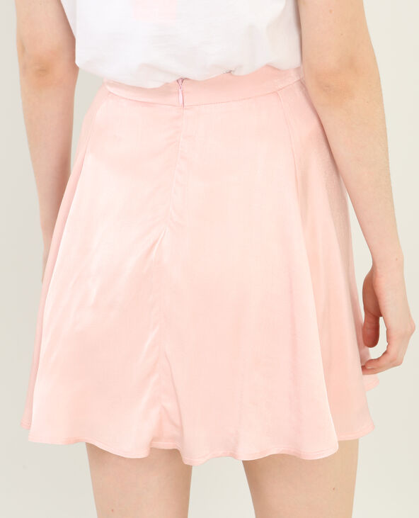 Mini jupe satinée rose clair - Pimkie