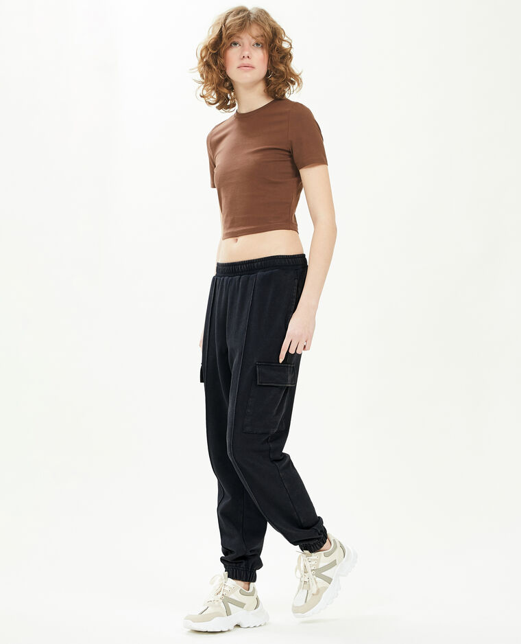 Pantalon de jogging cargo noir - Pimkie