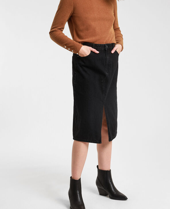 Jupe en jean noir pimkie outlet
