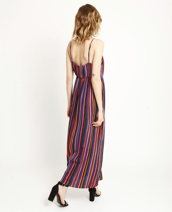 Robe longue rayée best sale multicolore