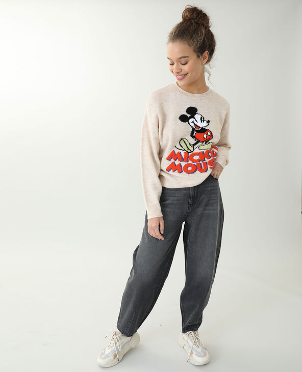Pull Mickey taupe - Pimkie