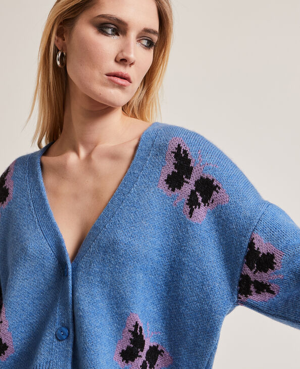 Gilet en maille  bleu - Pimkie