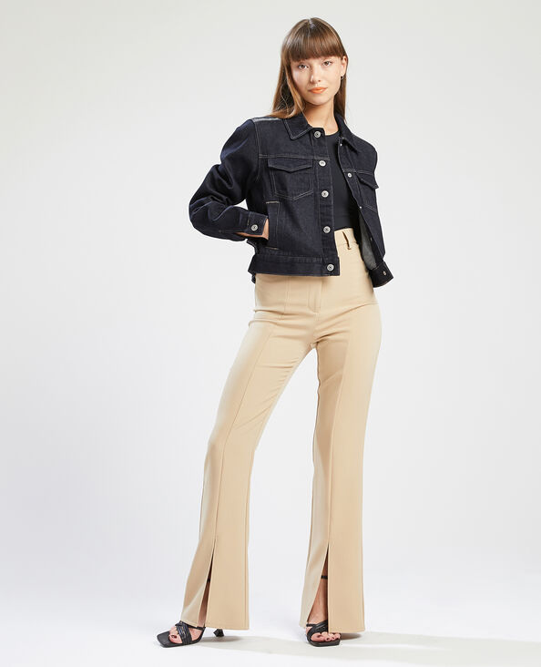 Veste en jean courte bleu - Pimkie