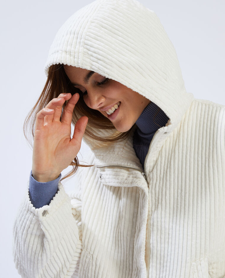 Blouson velours blanc - Pimkie