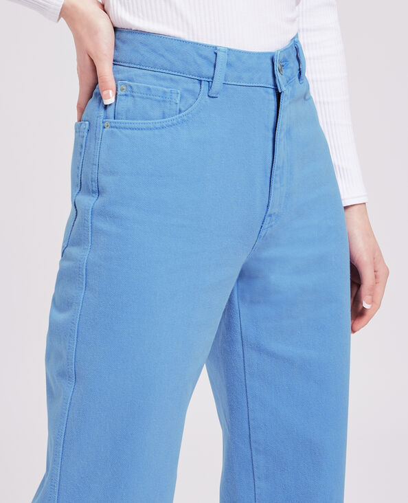 Jean large effet délavé bleu - Pimkie