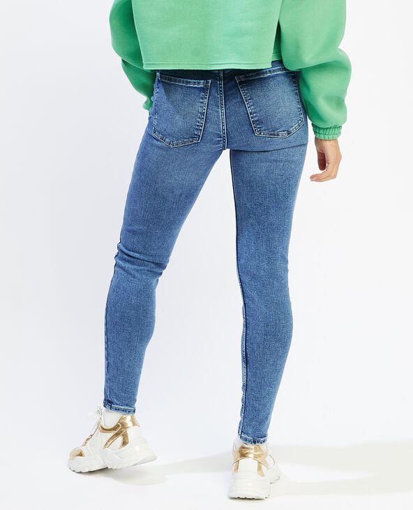 Jean skinny taille haute bleu - Pimkie