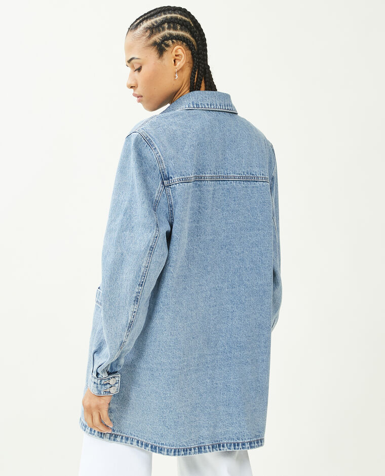 Surchemise en jean bleu clair - Pimkie