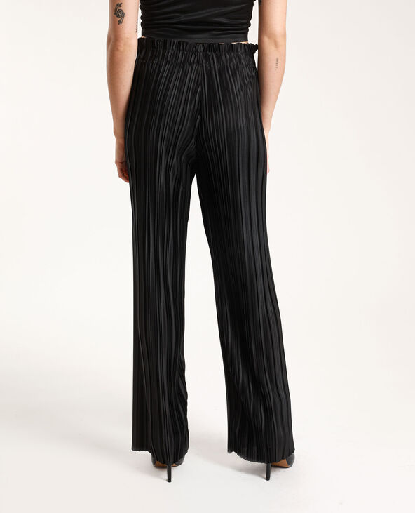 Pantalon plissé noir - Pimkie