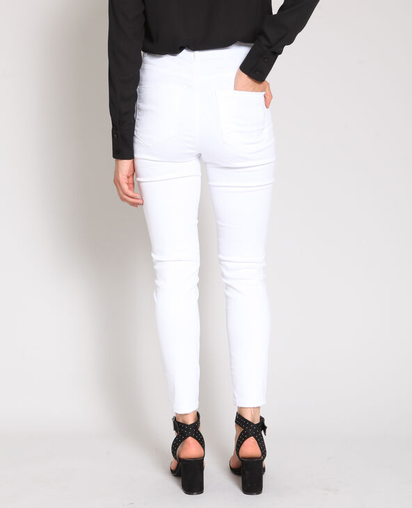 Jean skinny taille haute blanc - Pimkie