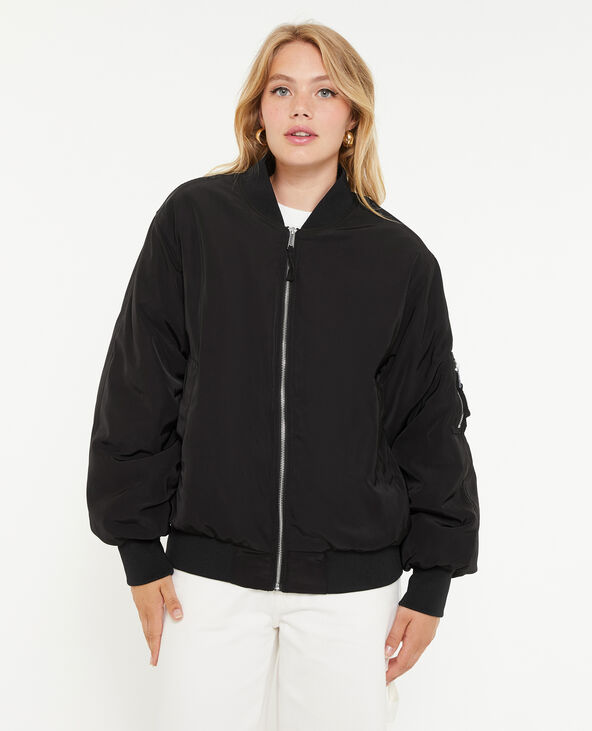 Bomber oversize noir - Pimkie