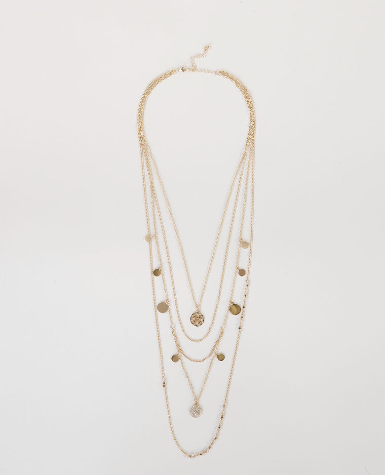 break up Fifty Fruitful Collier sautoir multi rangs doré - 902663G06A0G | Pimkie