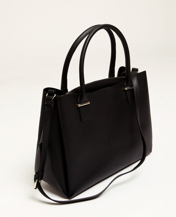 Grand sac cuir noir sales