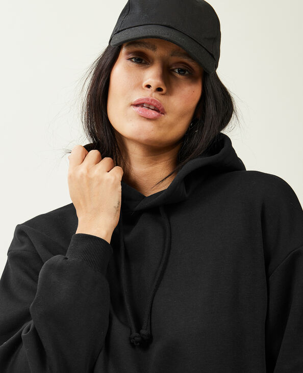 Sweat capuche oversize noir - Pimkie