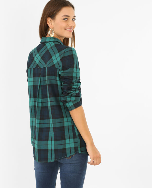 Chemise à carreaux new arrivals noir