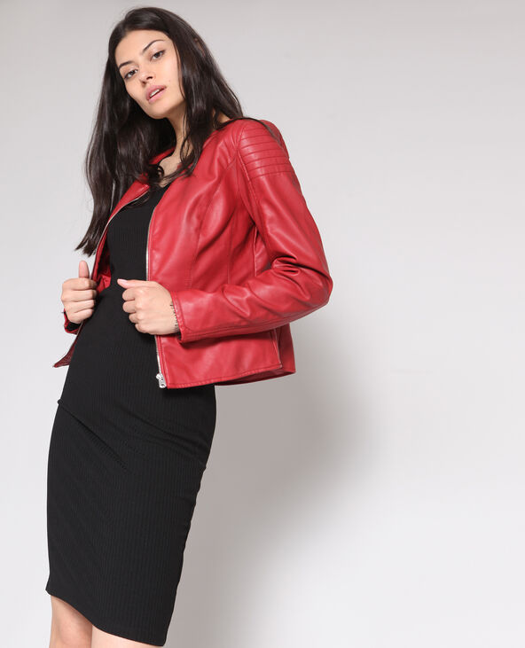 Pimkie robe simili top cuir