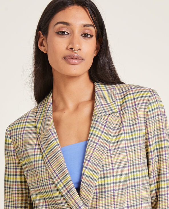 Veste blazer oversize jaune - Pimkie