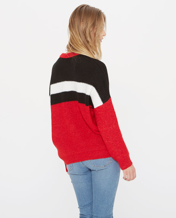 Pull oversized rouge - Pimkie