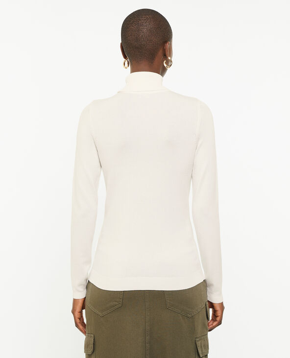 Pull à col roulé blanc - Pimkie