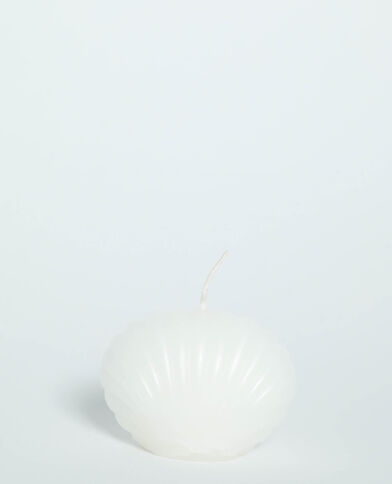 Bougie décorative coquillage blanc - Pimkie