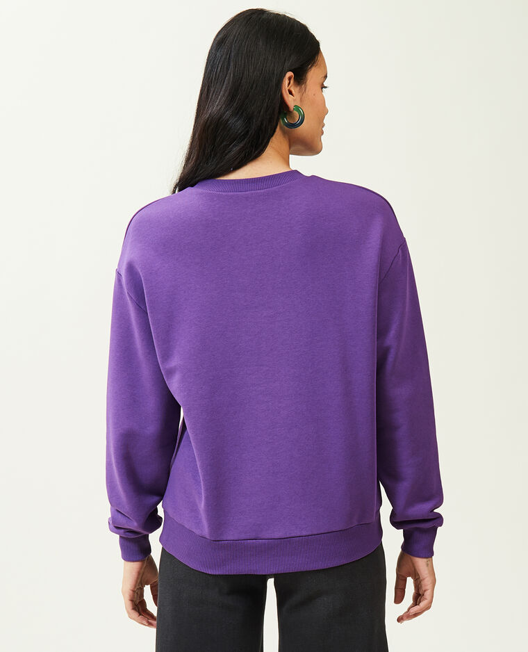 Sweat col rond rose - Pimkie