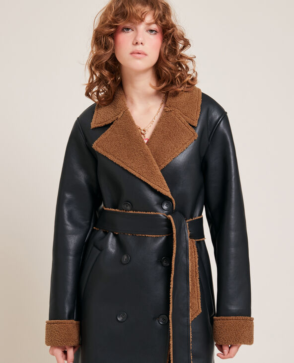 Manteau best sale long sherpa