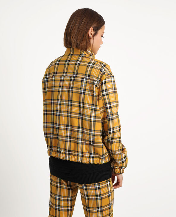 Veste a carreau jaune new arrivals