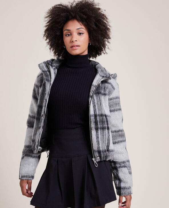 Blouson à capuche gris clair - Pimkie
