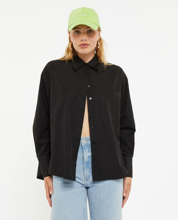Chemise manches longues noir - Pimkie