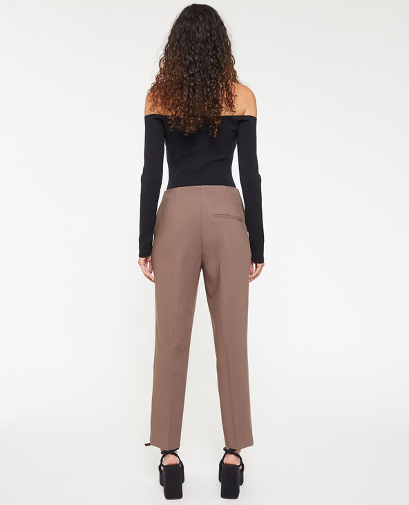Pantalon cigarette taupe - Pimkie