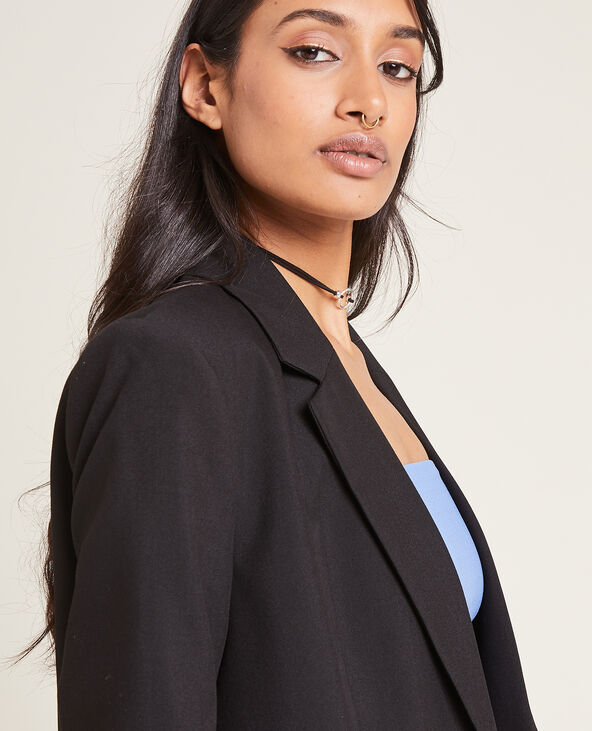 Veste blazer oversize noir - Pimkie