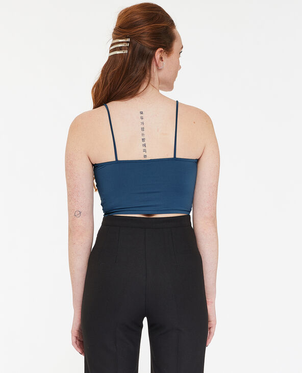 Brassière fines bretelles bleu - Pimkie