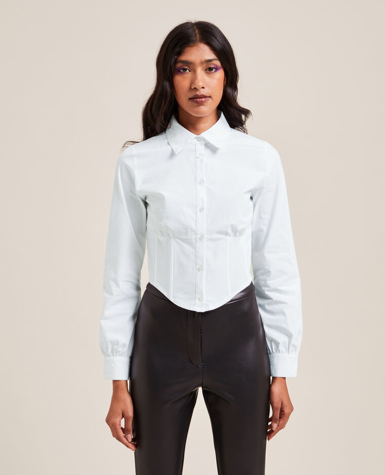 Chemise corset blanc - Pimkie