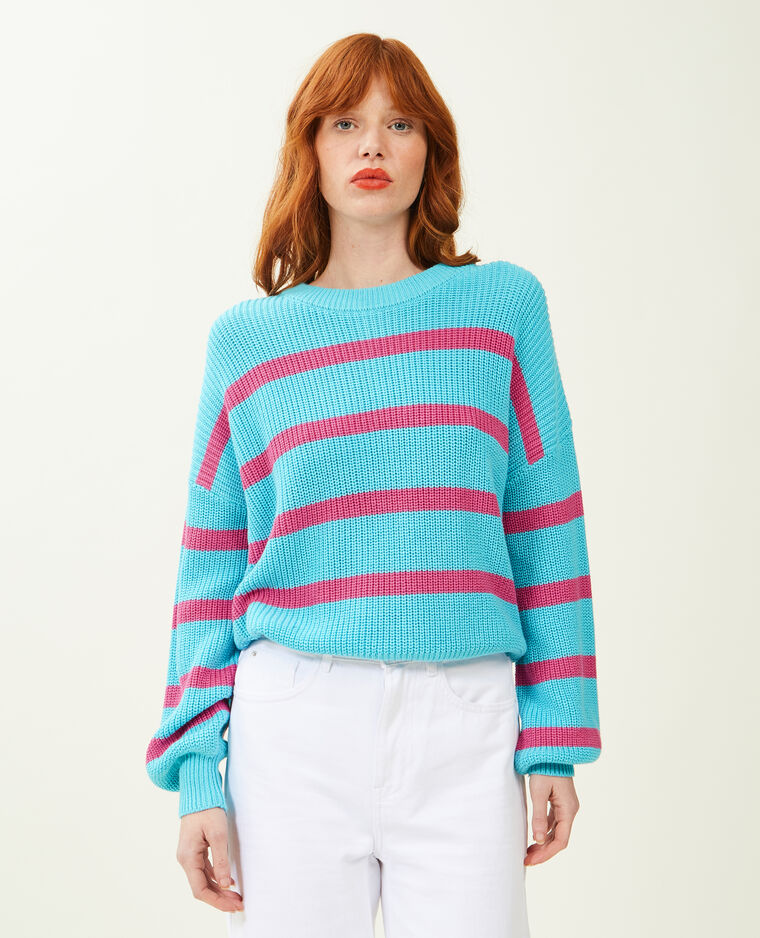 Pull marinière bleu - Pimkie