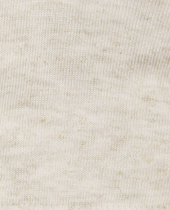 Chaussettes avec fils lurex effet paillettes blanc - Pimkie