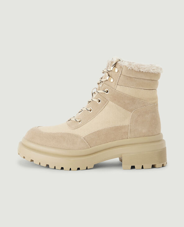 Bottines fourrées deals a lacets