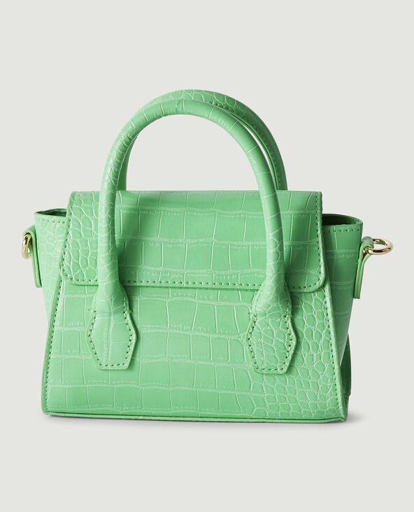 Mango mini hot sale sac effet croco