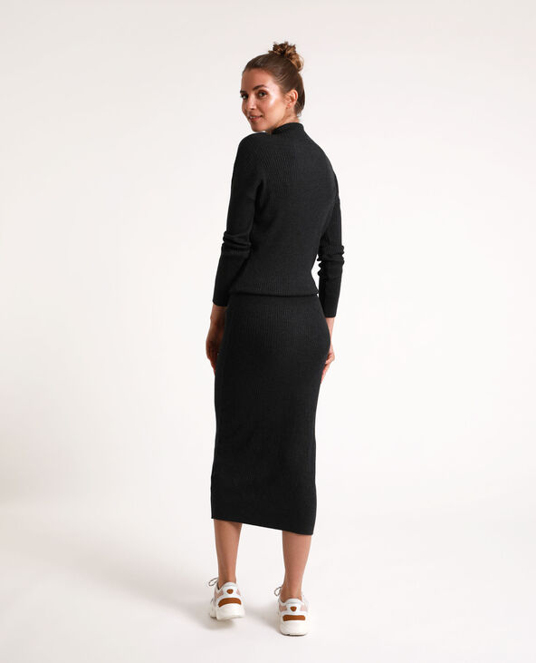Robe pull shop longue noire