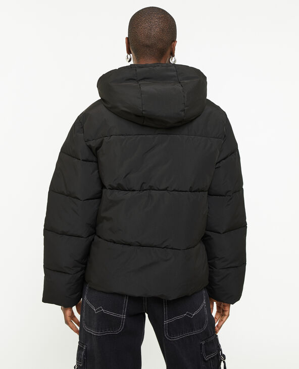 Doudoune chaude avec capuche noir - Pimkie