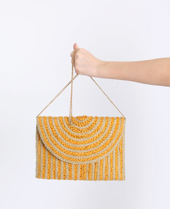 Sac pochette en paille Pimkie