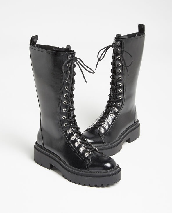 Boots rock hautes noir - Pimkie