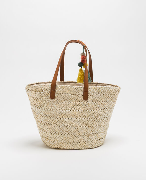 Sac panier en paille best sale