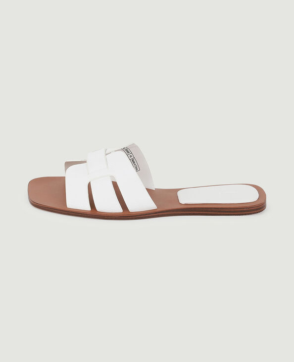 Mules plates blanc - Pimkie