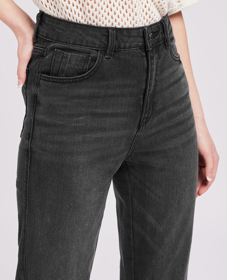 Jean droit stretch noir - Pimkie