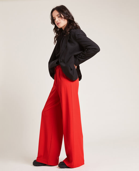 Pantalon evase rouge 2025