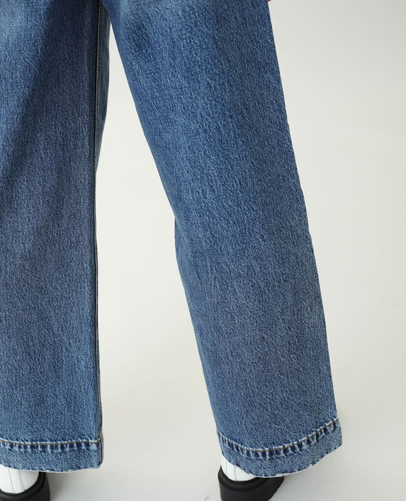 Jean wide leg high waist bleu - Pimkie