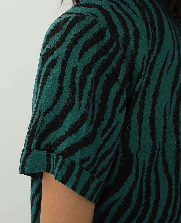 Chemise tigrée noir - Pimkie