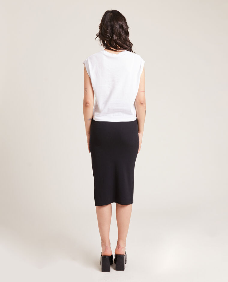 T-shirt sans manches blanc - Pimkie