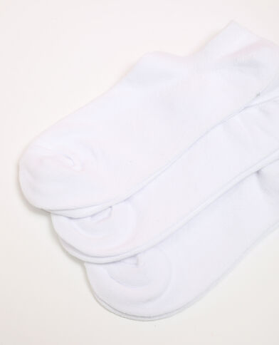 Lot de chaussettes basses blanc - Pimkie