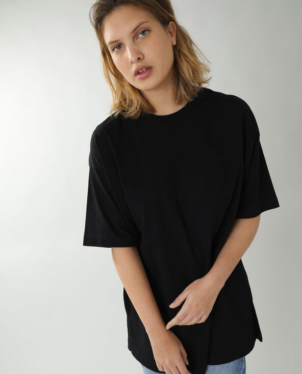 T-shirt basique oversize noir - Pimkie